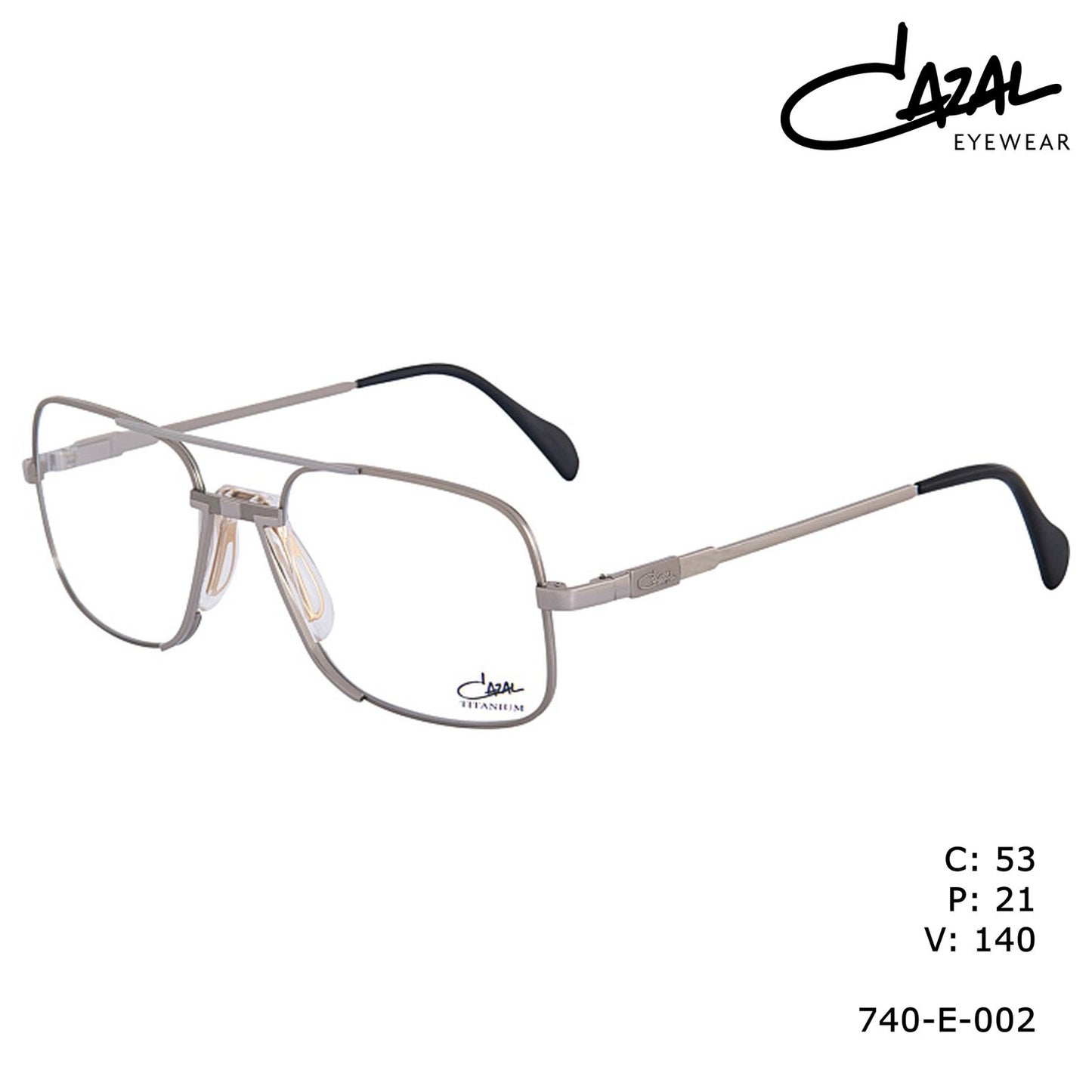 Cazal 740-E-002 53mm New Eyeglasses