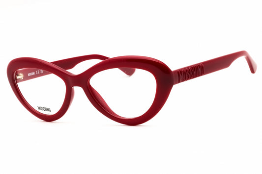 Moschino MOS635-0C9A 00 eyeglasses in red frame with clear lenses