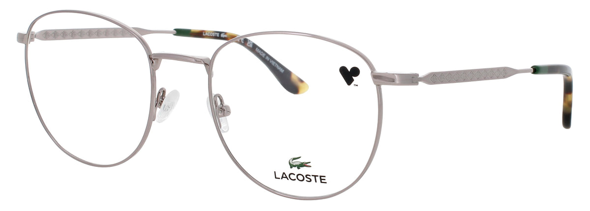Lacoste L2315-033-52 LIGHT GUNMETAL  Unisex Eyeglasses 52mm Eyeglasses