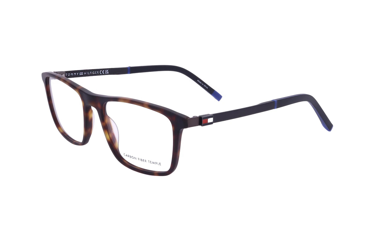 Tommy Hilfiger TH-2081 N9P Brown Rectangle Eyeglasses 53mm Eyeglasses