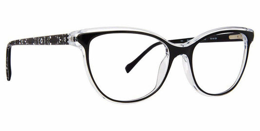 Vera Bradley Noa Black Bandana Medallion 5316 53mm New Eyeglasses