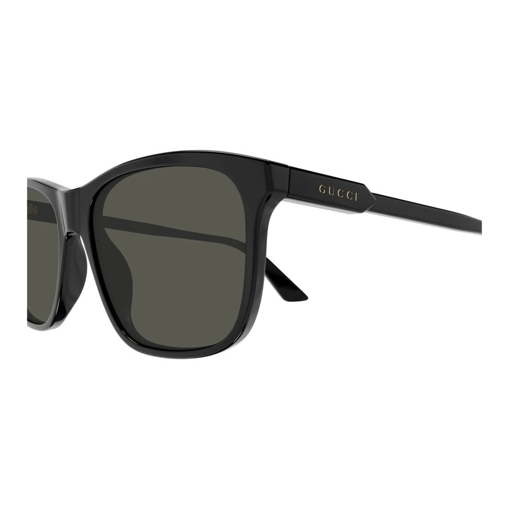 Gucci GG1819S-001 Black Rectangular Sunglasses 57mm Sunglasses