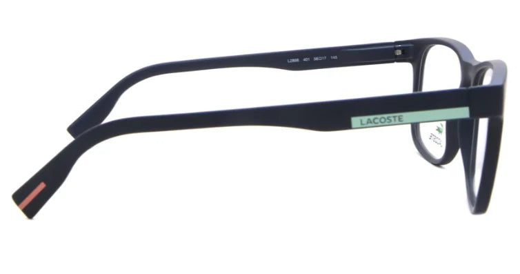 Lacoste L2898N 401 Blue Rectangle Eyeglasses 54mm Eyeglasses
