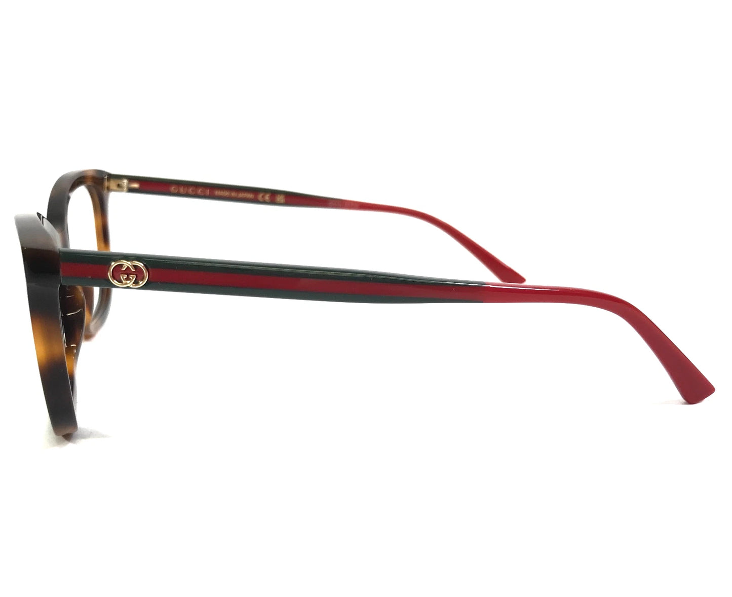 Gucci GG2117o-002 eyeglasses in green frame with clear lenses