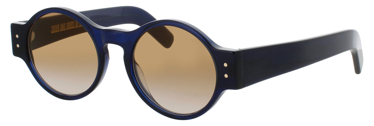 Cutler And Gross CGSN-1374-49-03 CLASSIC NAVY BLUE  Unisex Sunglasses 49mm Sunglasses
