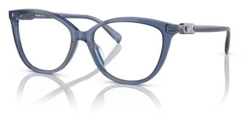 Michael Kors 0MK4109U-3956-52 Blue Square EYEGLASSES 52mm Eyeglasses