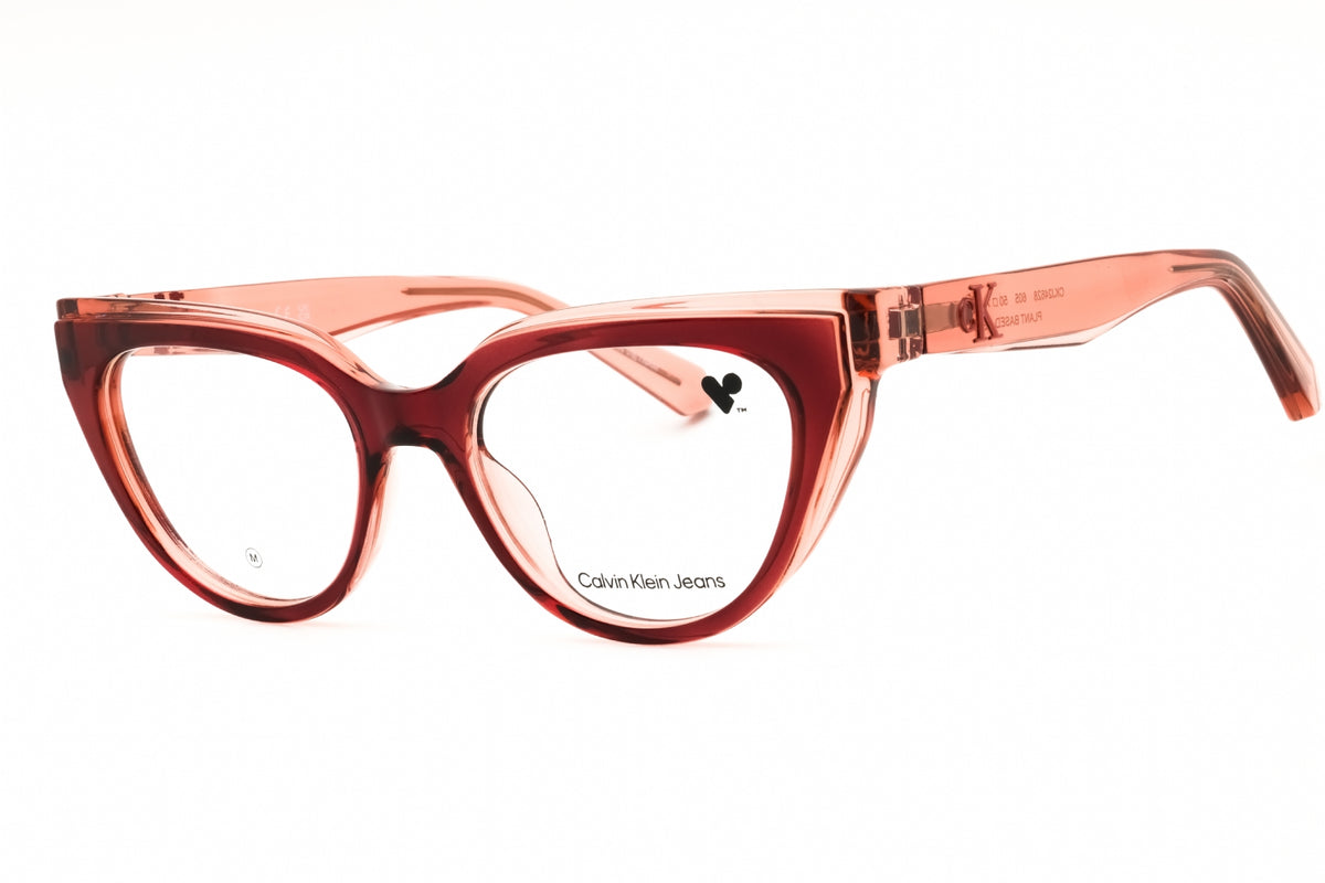 Calvin Klein Jeans CKJ24628-605 BURGUNDY Cat eye Eyeglasses 50mm