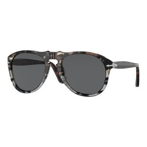 Persol 0PO0649 1159B1 Habana Aviator Sunglasses 52mm