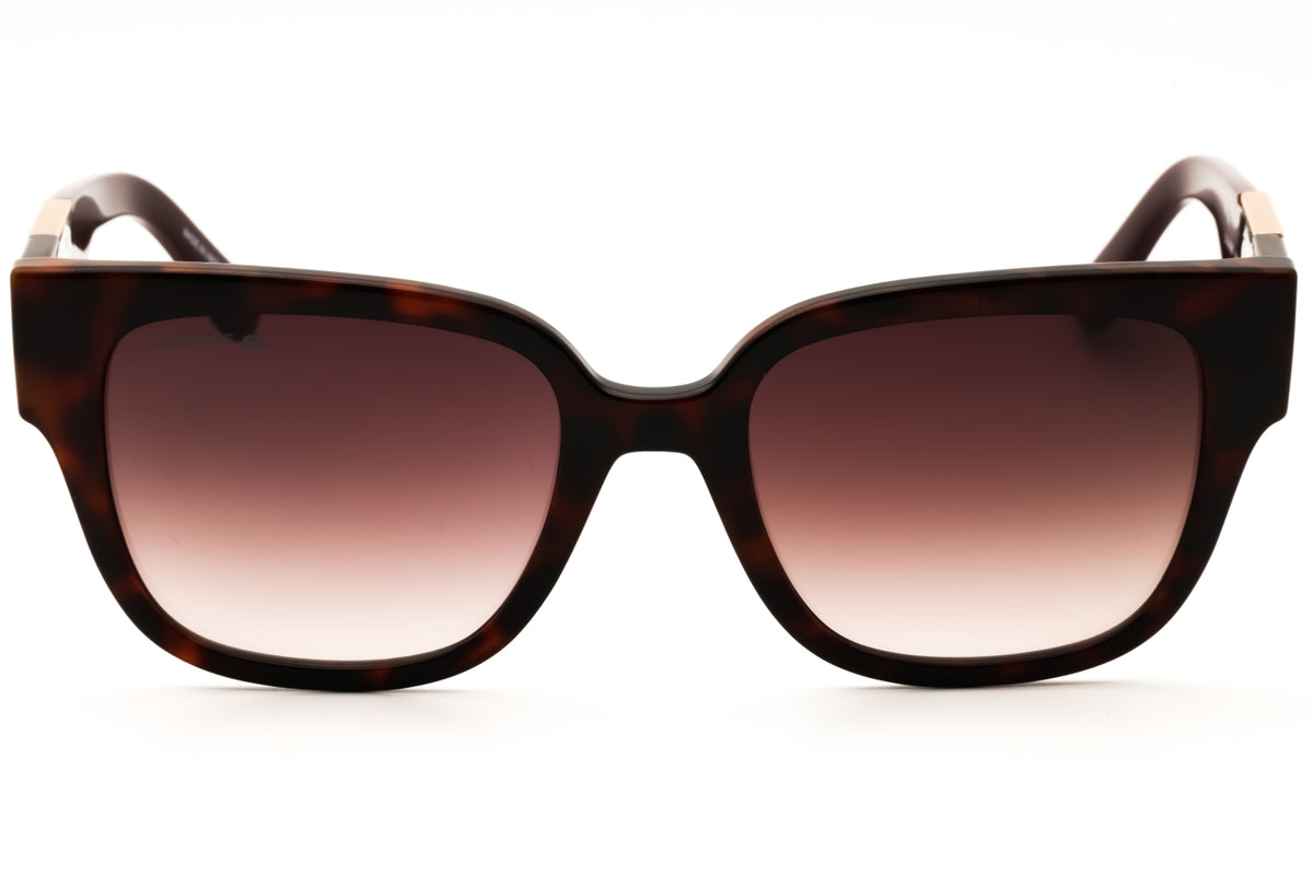 Lacoste L6044S N-214 HAVANA Rectangular Sunglasses 54mm Sunglasses