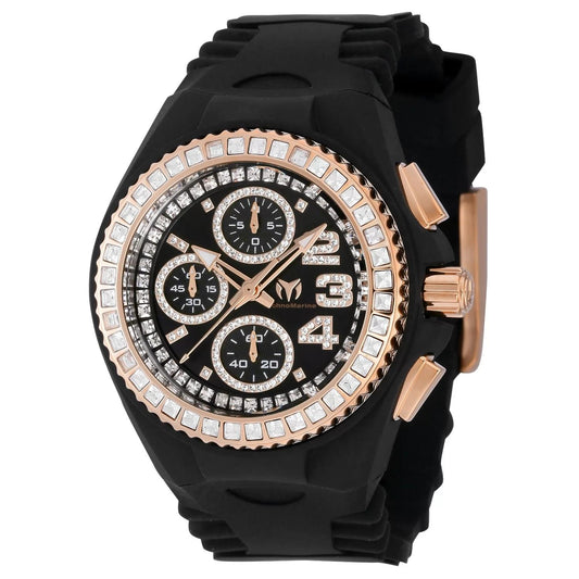 TechnoMarine TM-121200 TM-121200 Watch - Black Dial Silicon Band