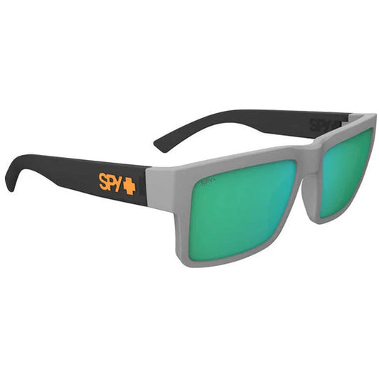Spy MONTANA- Matte Gray Translucent Black/Happy Bronze Light Green 54mm New Sunglasses