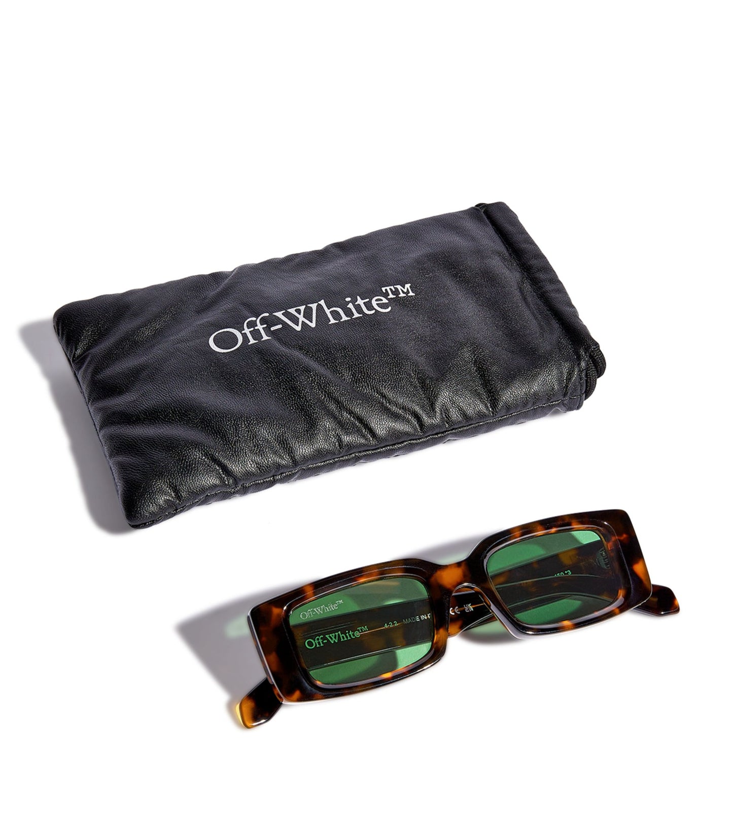 Off-White Arthur Havana Green 50mm New Sunglasses