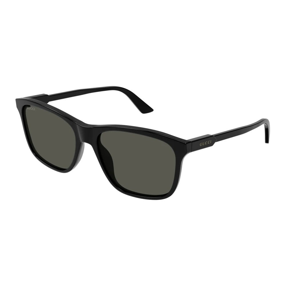 Gucci GG1819S-001 Black Rectangular Sunglasses 57mm Sunglasses