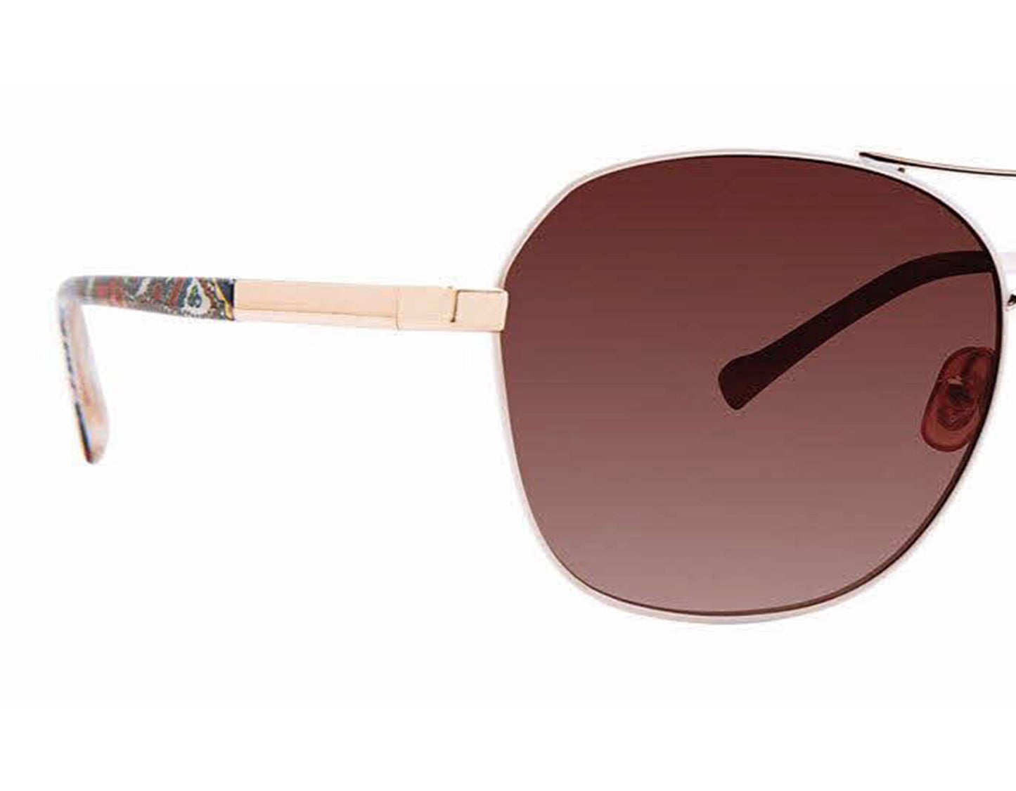 Vera Bradley MAYAH HARBOR PAISLEY 56mm New Sunglasses
