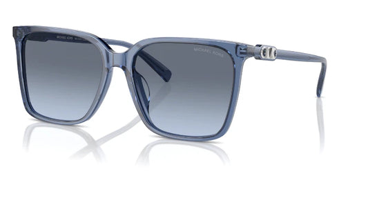 Michael Kors 0MK2197U-39568F-56 Blue Round SUNGLASSES 56mm Sunglasses