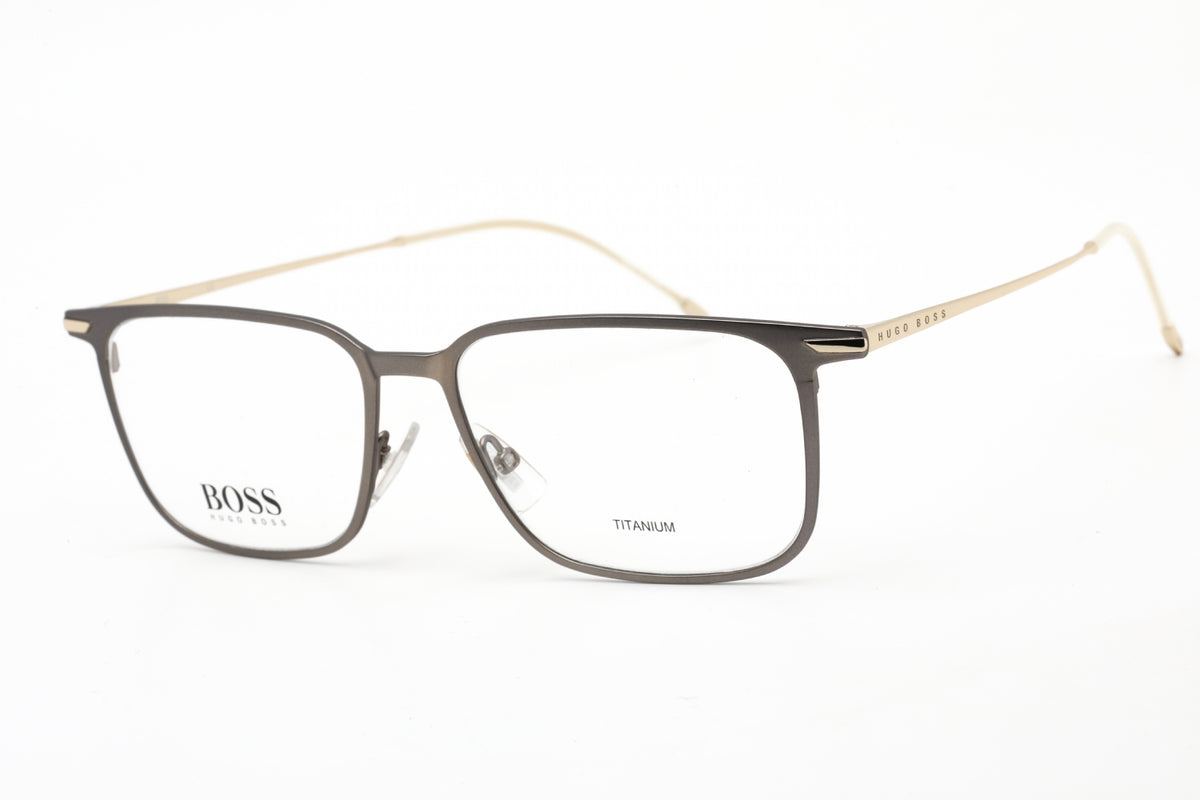 Hugo Boss BOSS 1253-0R81 00 Silver Rectangle Eyeglasses 55mm