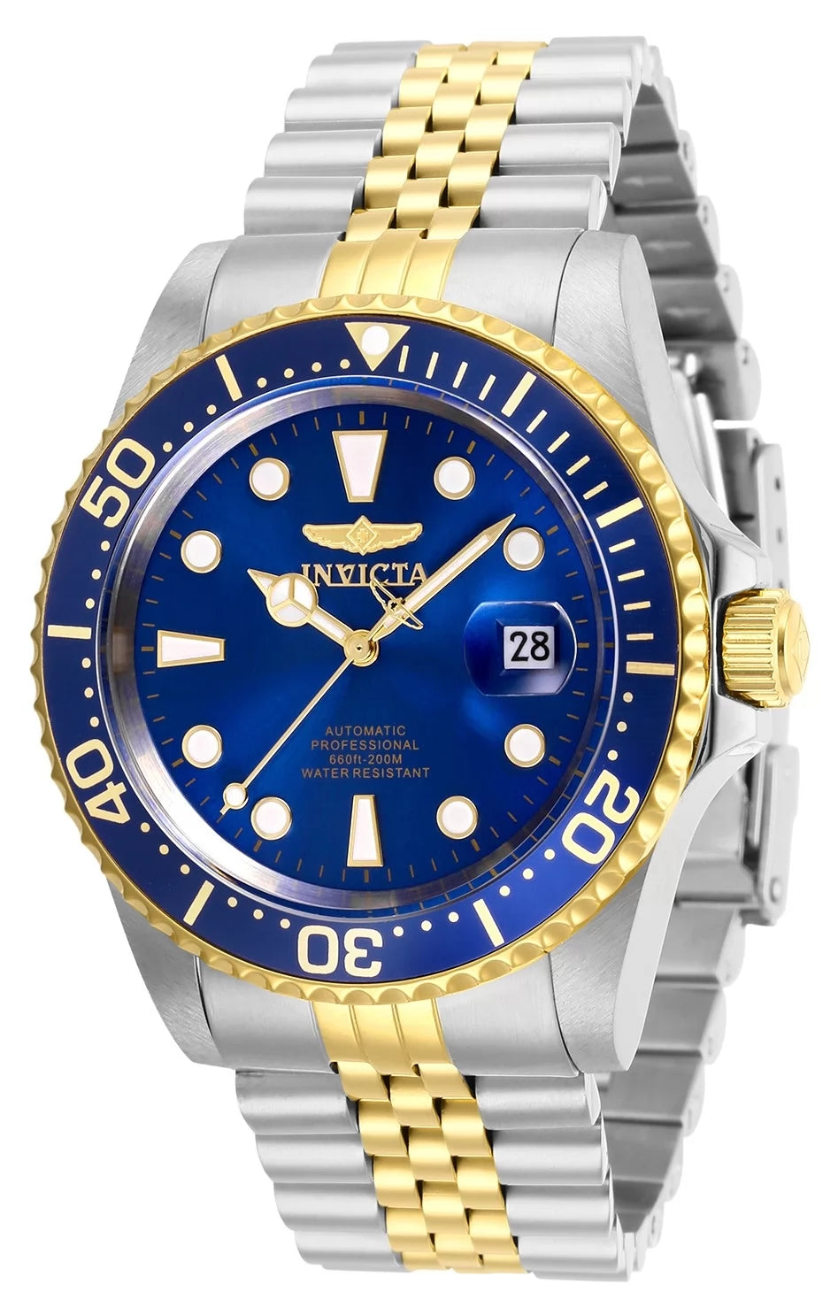 Invicta 30093 Automatic Watch Blue Dial Stainless Steel 42mm Men