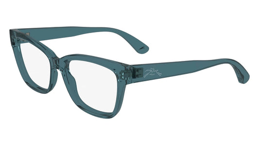 Longchamp LO2738-405 eyeglasses in transpar avio frame with clear lenses