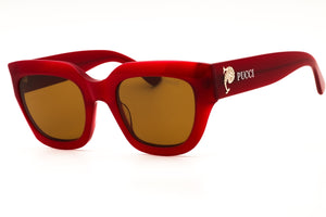 Emilio Pucci EP0215-69E Shiny bordeaux Rectangular Sunglasses 51mm