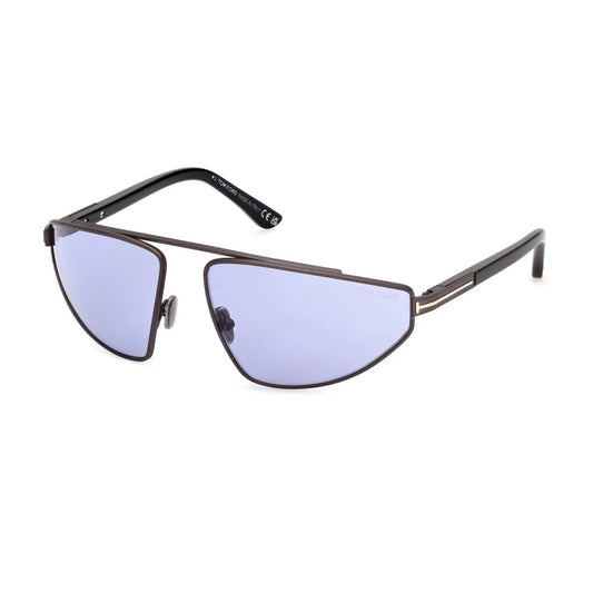 Tom Ford FT1399-6413Y-64 Matte Dark Ruthenium Pilot  64mm Sunglasses