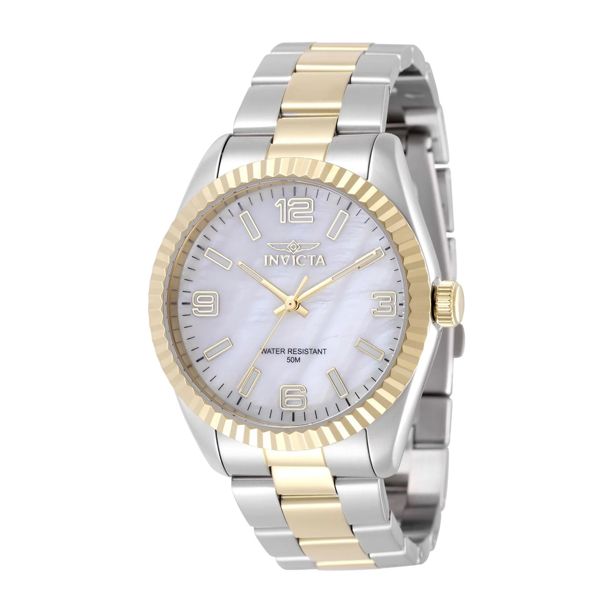 Invicta 49750 Quartz Watch White Dial Stainless Steel 38mm Lady