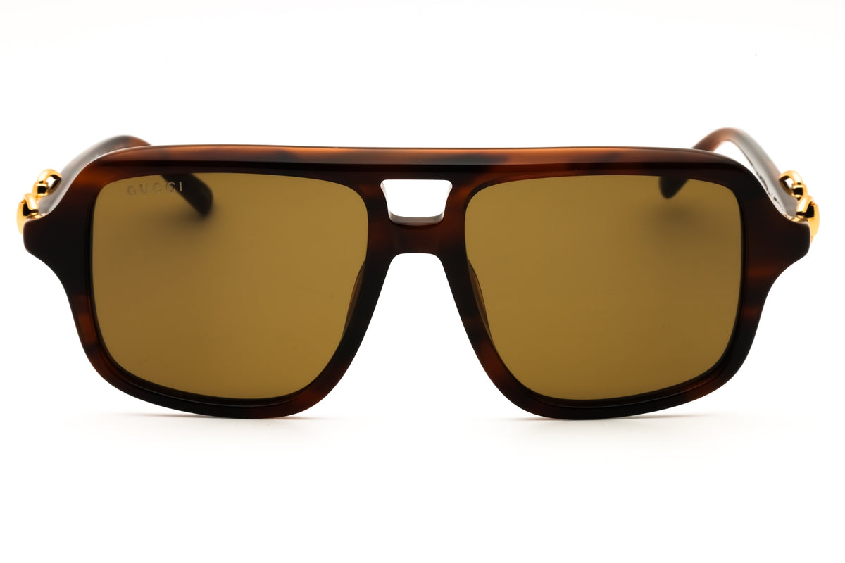 Gucci GG2052S-003 Havana Rectangular Sunglasses 55mm Sunglasses