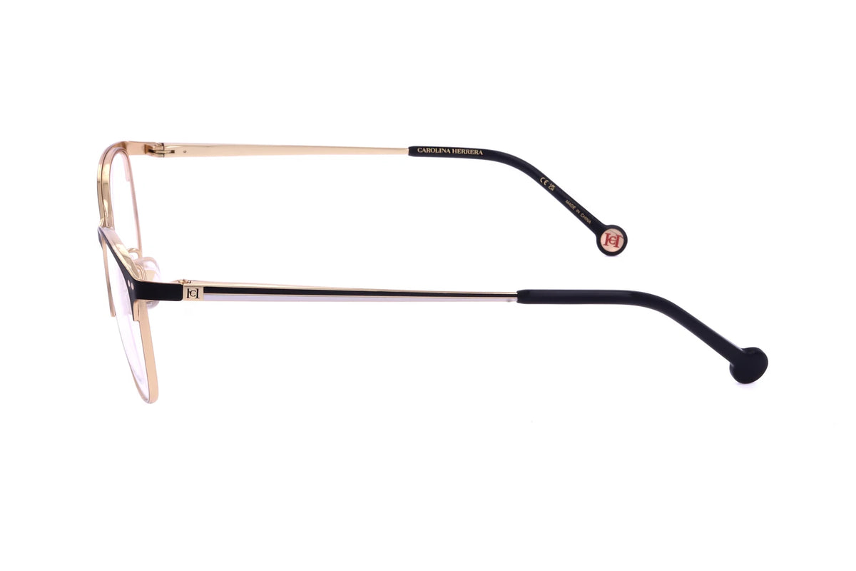 Carolina Herrera HER-0168 RHL Gold Rectangle Eyeglasses 51mm Eyeglasses