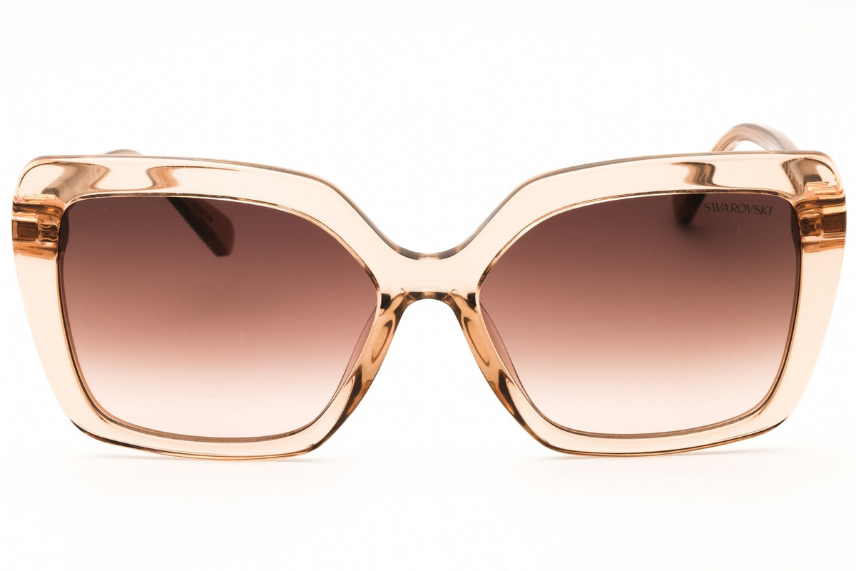 Swarovski SK6049-106313 Transparent Beige Oversized Sunglasses 57mm Sunglasses