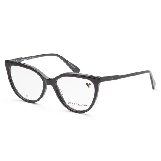 Longchamp LO2717-001 eyeglasses in black frame with clear lenses