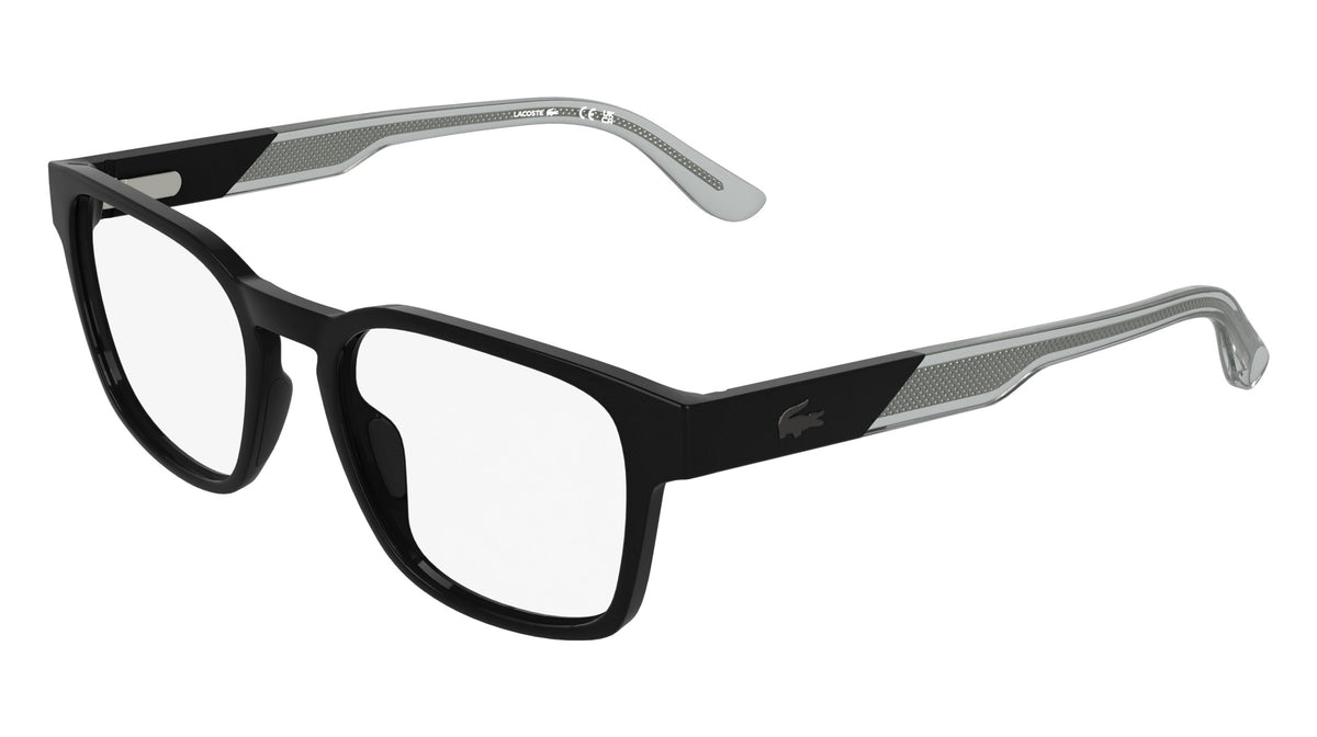 Lacoste L4010-001-53 BLACK Rectangle Eyeglasses 53mm Eyeglasses