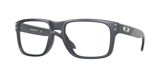 Oakley 0OX8156-815617 eyeglasses in satin brown tortoise frame with clear lenses