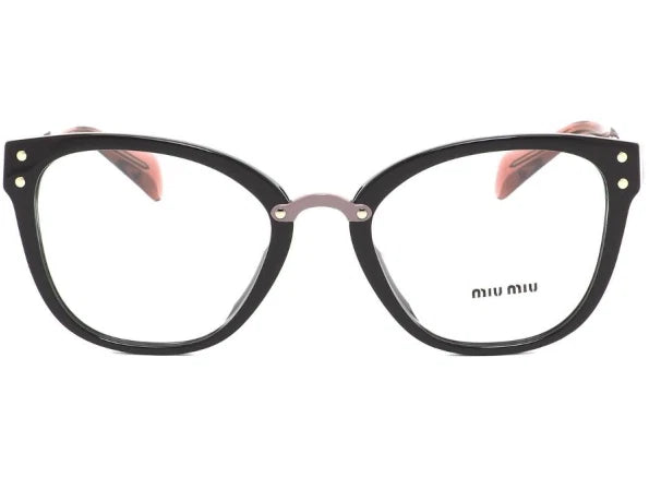 Miu Miu 0MU04QVA-DHO1O1-52 Brown Butterfly EYEGLASSES 52mm Eyeglasses