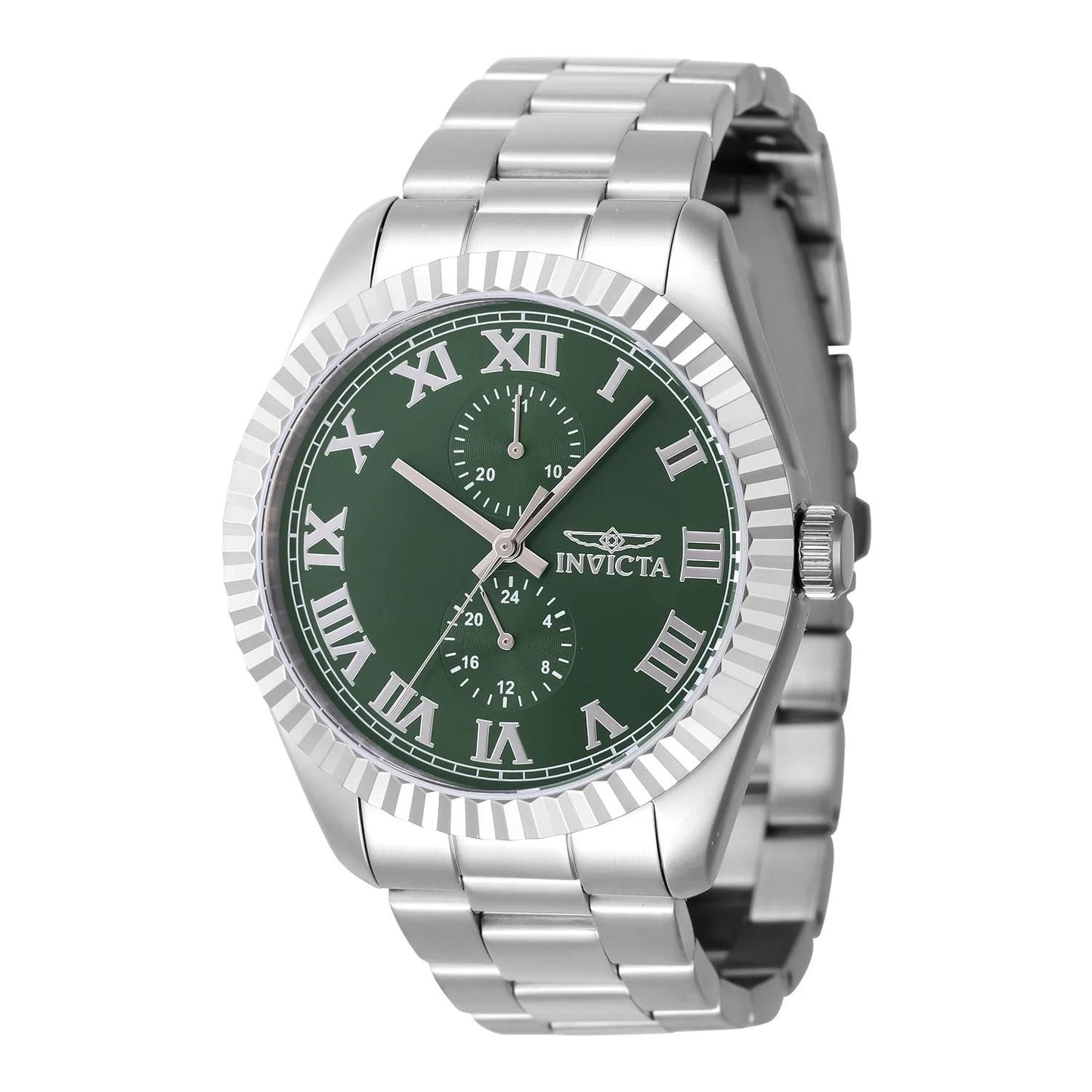 Invicta 47422 47422 Watch - Green Dial Stainless Steel Band