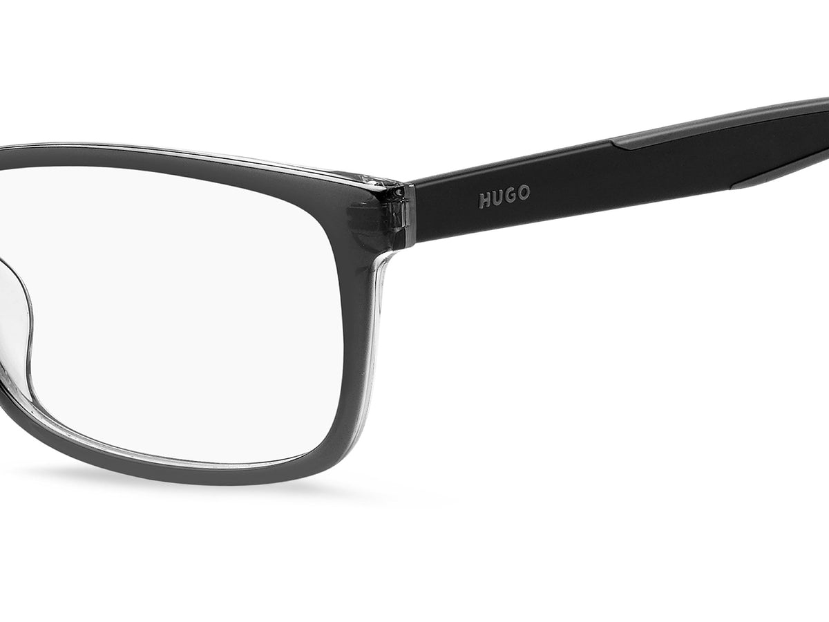 Hugo HG1342/G-CBL-54 Grey Crystal Rectangle Eyeglasses 54mm Eyeglasses