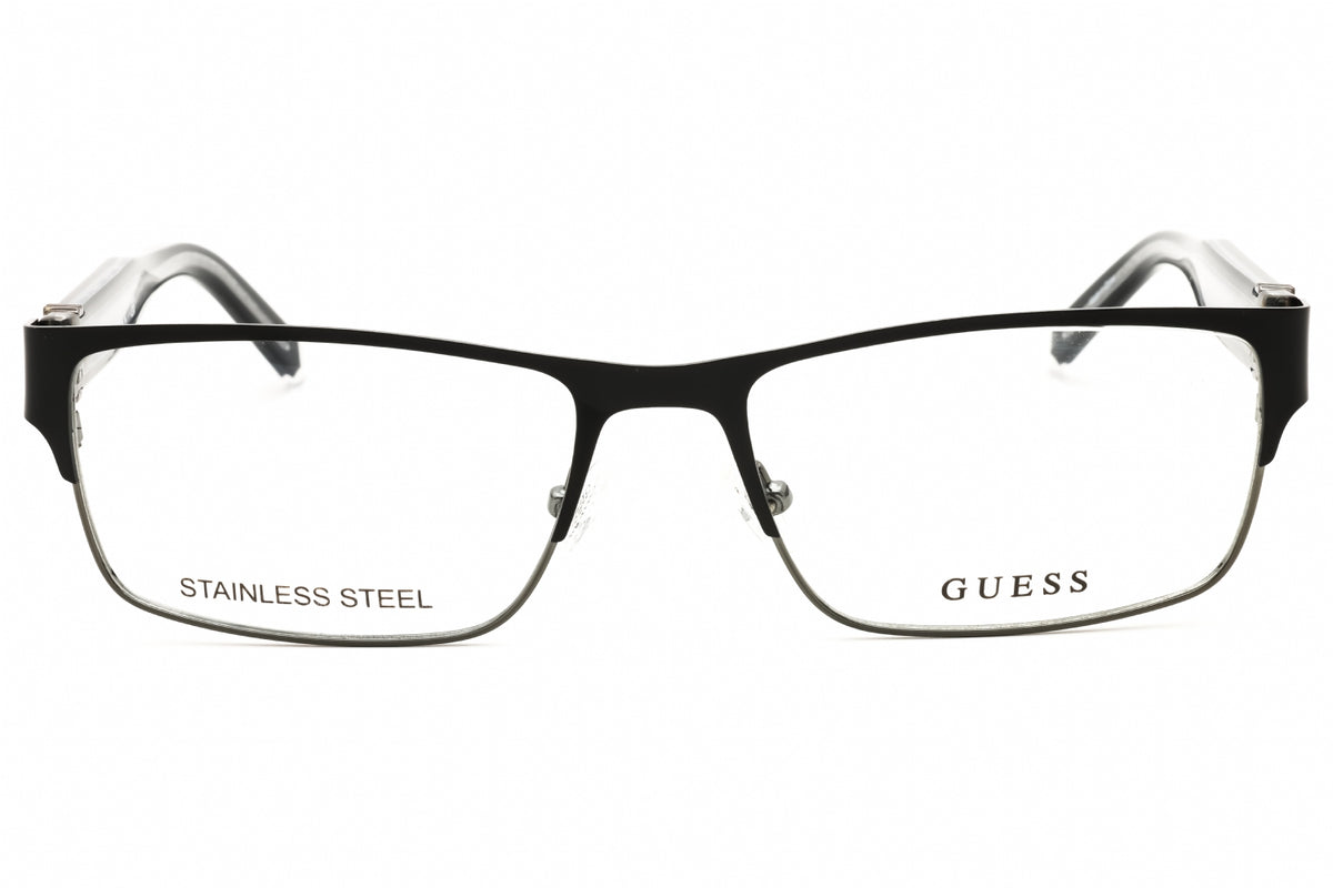 Guess GU50082-002 matte black Rectangular Eyeglasses 56mm Eyeglasses