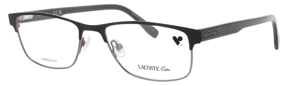 Lacoste L2217-N-033-52 GUNMETAL  Men's Eyeglasses 52mm Eyeglasses