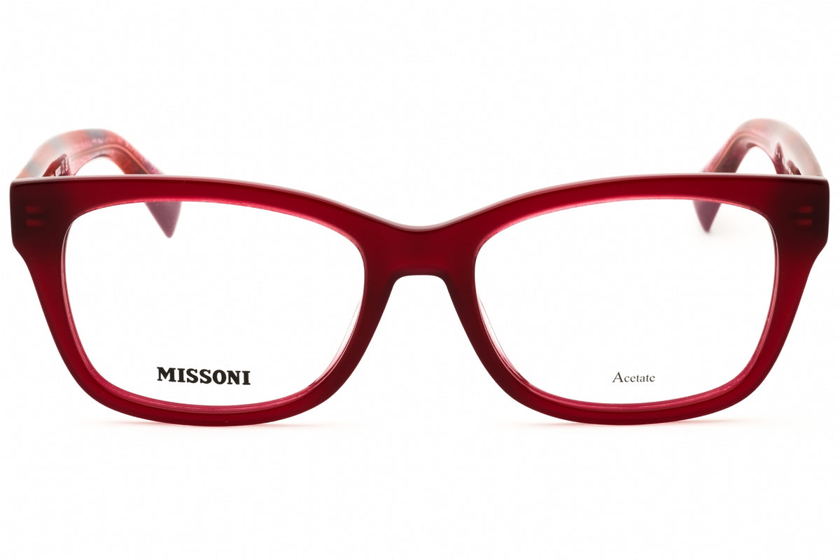 Missoni MIS 0128-0C9A 00 RED Rectangular Eyeglasses 52mm Eyeglasses
