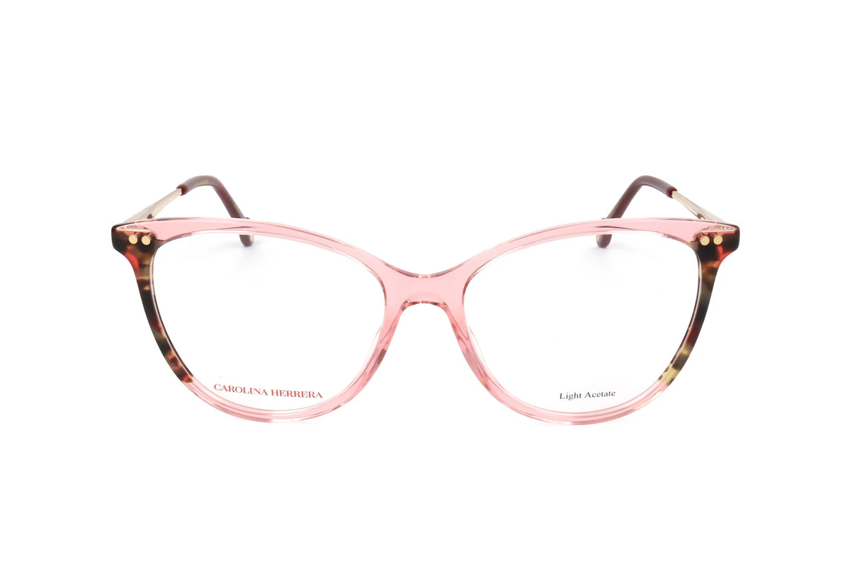 Carolina Herrera HER-0210 HT8 Brown Rectangle Eyeglasses 54mm Eyeglasses