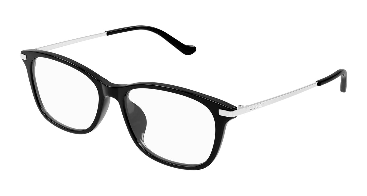 Gucci GG1902oA-002 eyeglasses in silver frame with clear lenses