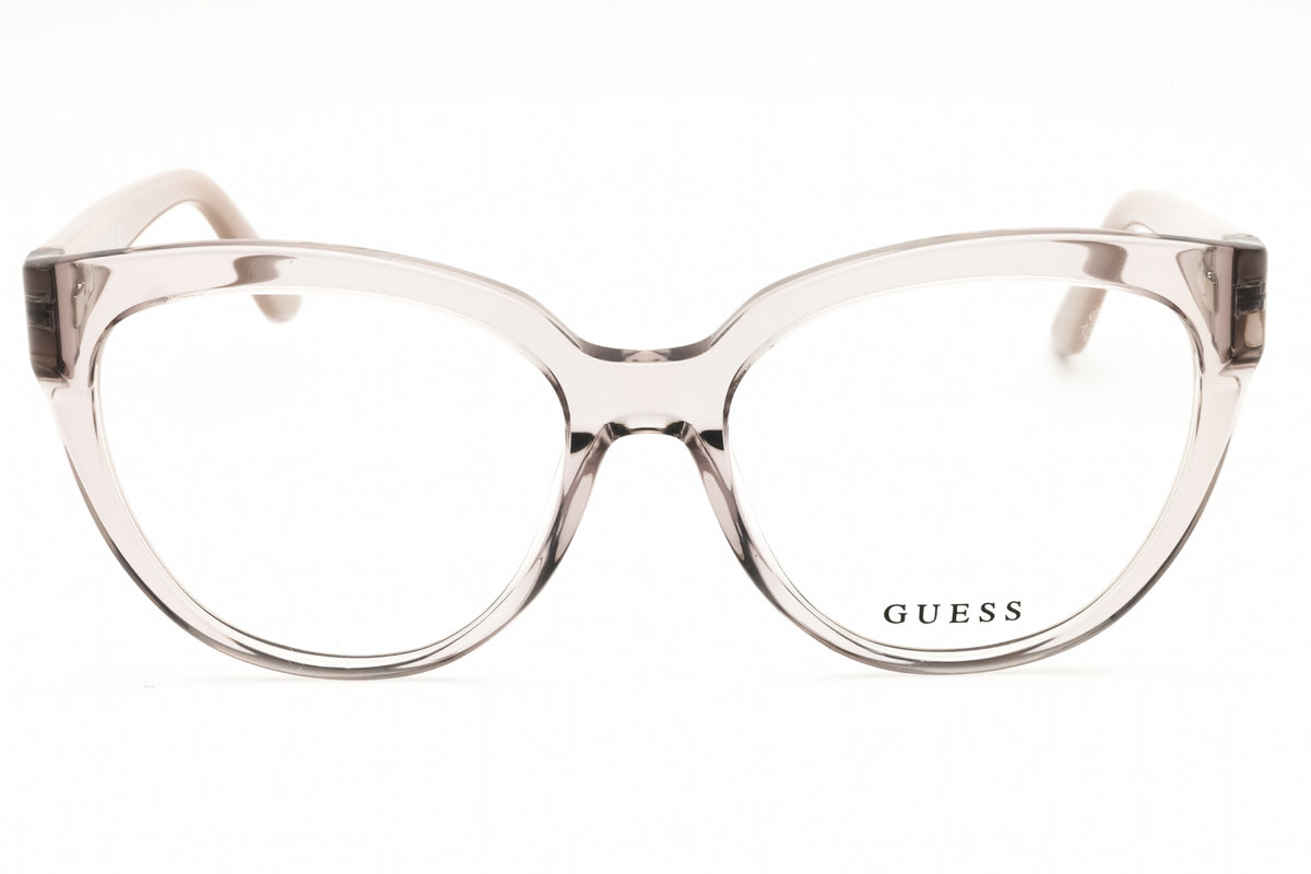 Guess GU50232-020 Shiny Grey Round Eyeglasses 0mm Eyeglasses