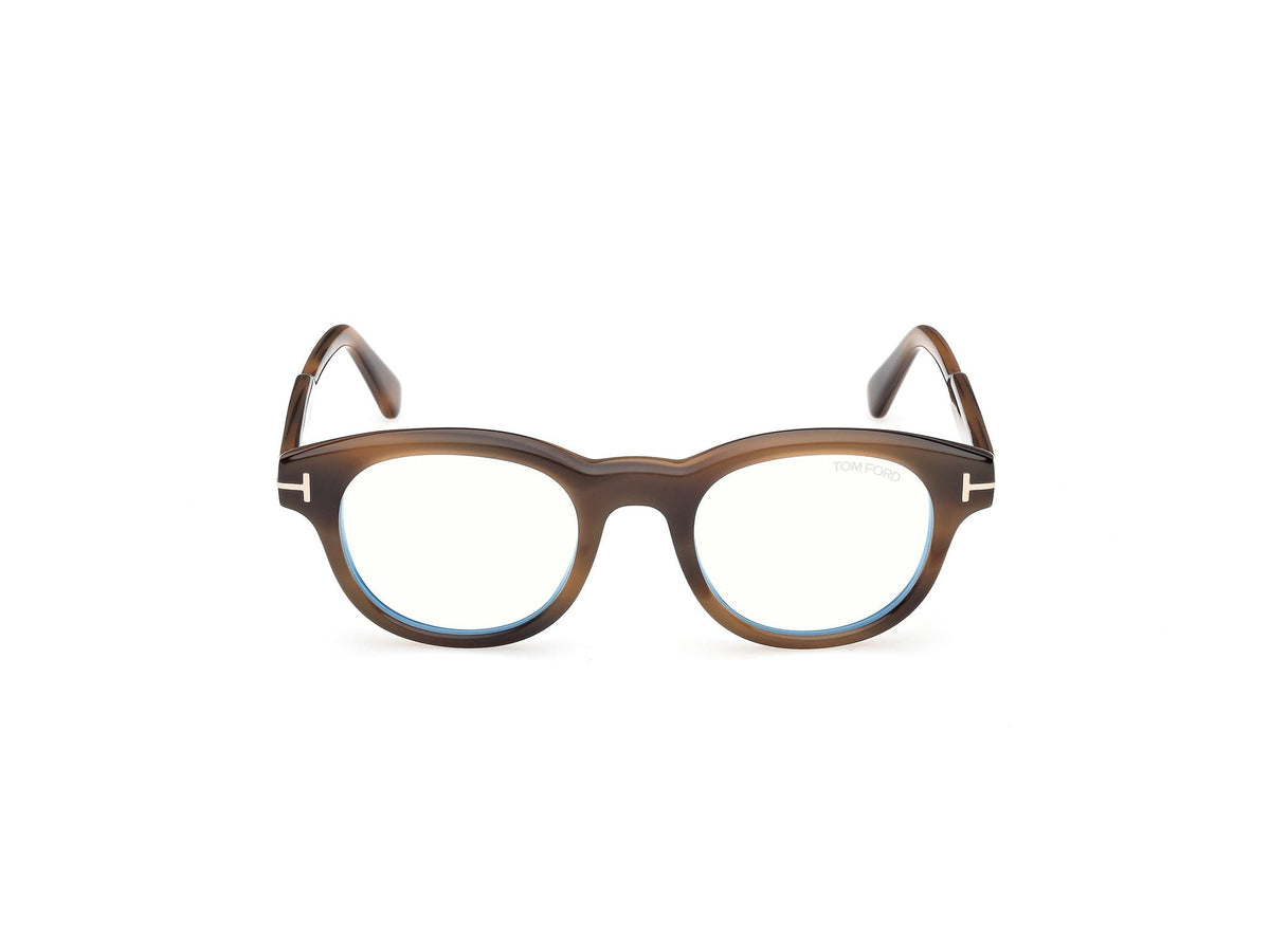 Tom Ford FT6121-B-47055-47 Coloured Havana Round  47mm Eyeglasses