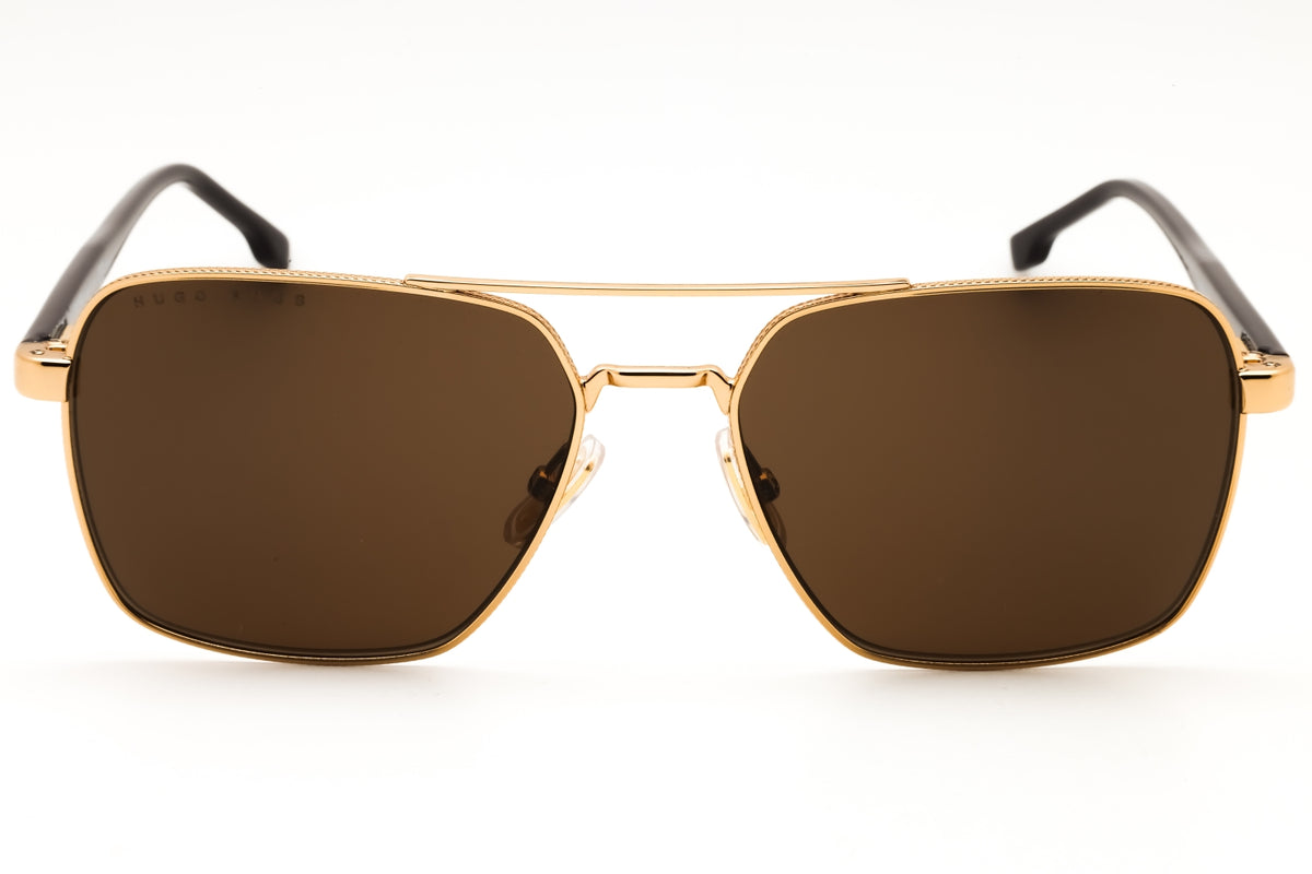 Hugo Boss BOSS 1045/S/IT-0000 70 GOLD Rectangular Sunglasses 58mm