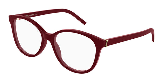 Yves Saint Laurent SL M112-010 Red Round Eyeglasses 54mm Eyeglasses