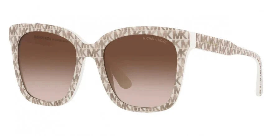 Michael Kors 0MK2163F-310313-55 White Square SUNGLASSES 55mm Sunglasses
