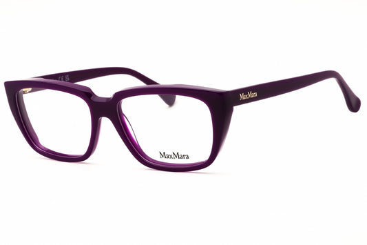 Max Mara MM5112-81 eyeglasses in shiny violet frame with clear demo lenses