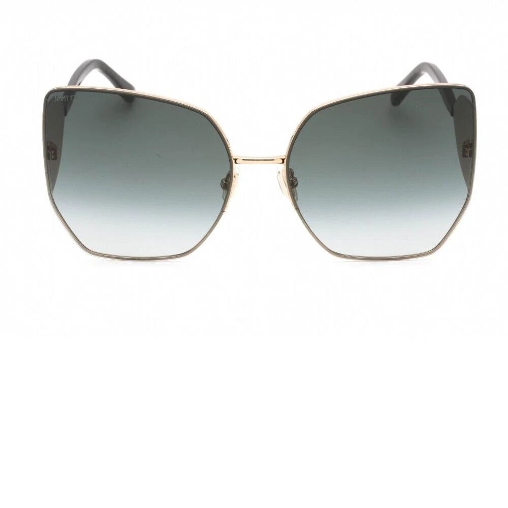 Jimmy Choo 0RIVER-S-2M2-61 Black Gold Round SUNGLASSES 62mm Sunglasses
