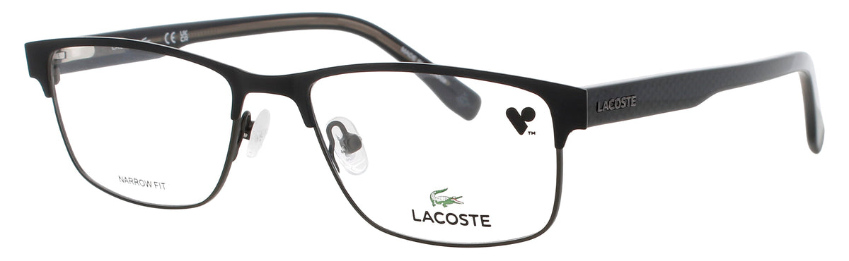 Lacoste L2217-N-001-52 MATTE BLACK  Men's Eyeglasses 52mm Eyeglasses
