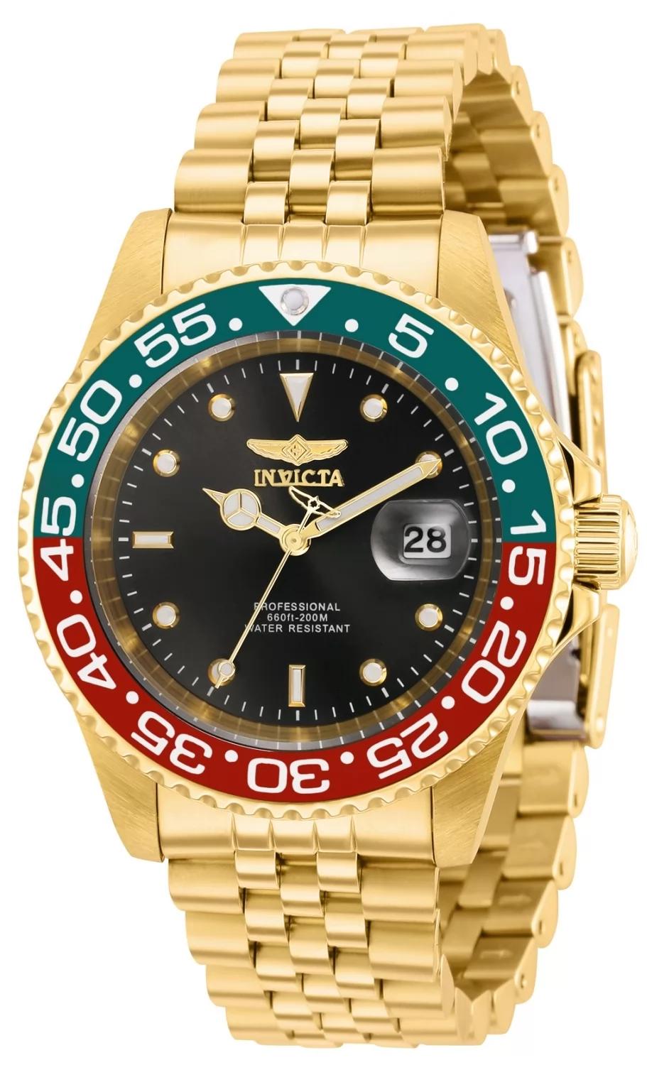 Invicta 36041 36041 Watch - Black Dial Stainless Steel Band