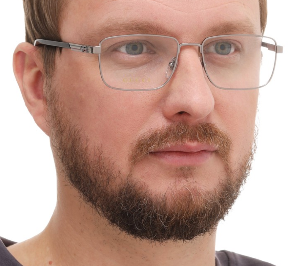 Gucci GG1291O-001 55mm New Eyeglasses