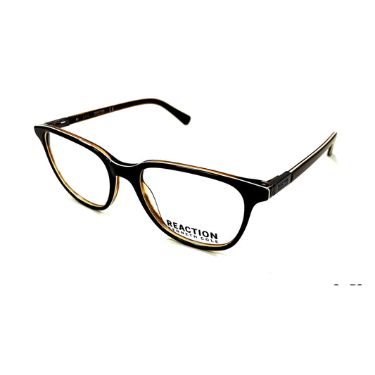 Kenneth Cole Reaction KC0876-047-53 eyeglasses in light brown frame with clear lenses
